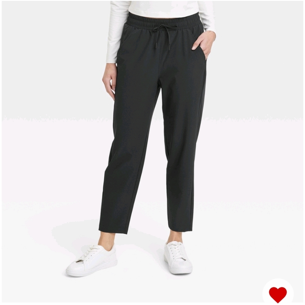 Women's Stretch Woven High-Rise Tapered Pants All In Motion Target Brand